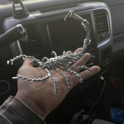 Scorpion made out of aluminum wire