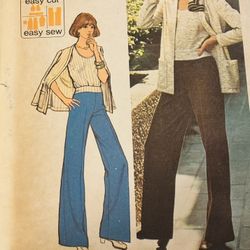 Vintage Simplicity 6497 Jeffy Knits Wardrobe Jacket Top Pant Sizes 16 Pre Owned