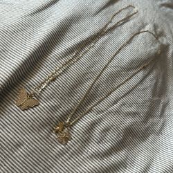 Rose Gold Jewelry 3 Pendants 