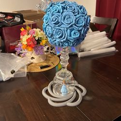 Quince/Wedding decor table centerpieces