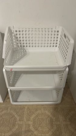 shoe container it has three tears