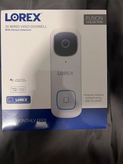 Lorex 2k Wired Video Doorbell