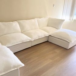 6 Piece Modular Cloud Couch - Price Negotiable 