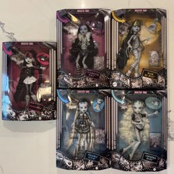 Monster High Reel Drama 2025 ~ Full Set Of 5 Dolls ~ IN HAND