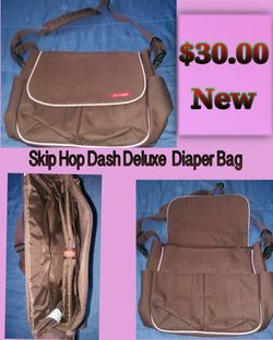 New Skip Hop Dash Deluxe Diaper BAG