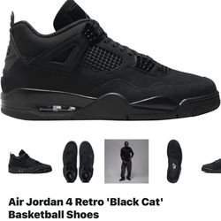 Jordan 4 Retro Black Cat 