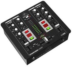 Behringer PRO MIXER VMX100USB Professional 2-Channel DJ Mixer w/ USB/Audio Interface, BPM Counter & VCA Control