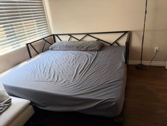 King Size Bed Frame and Mattress
