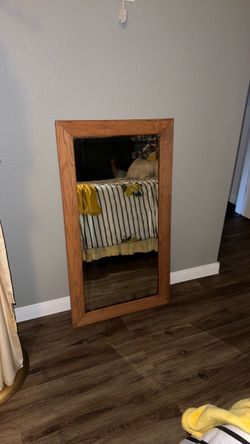 Square beveled glass mirror