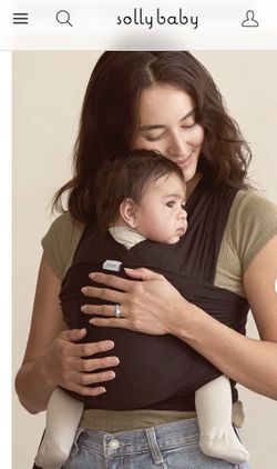 Solly Baby Newborn Wrap ( black)