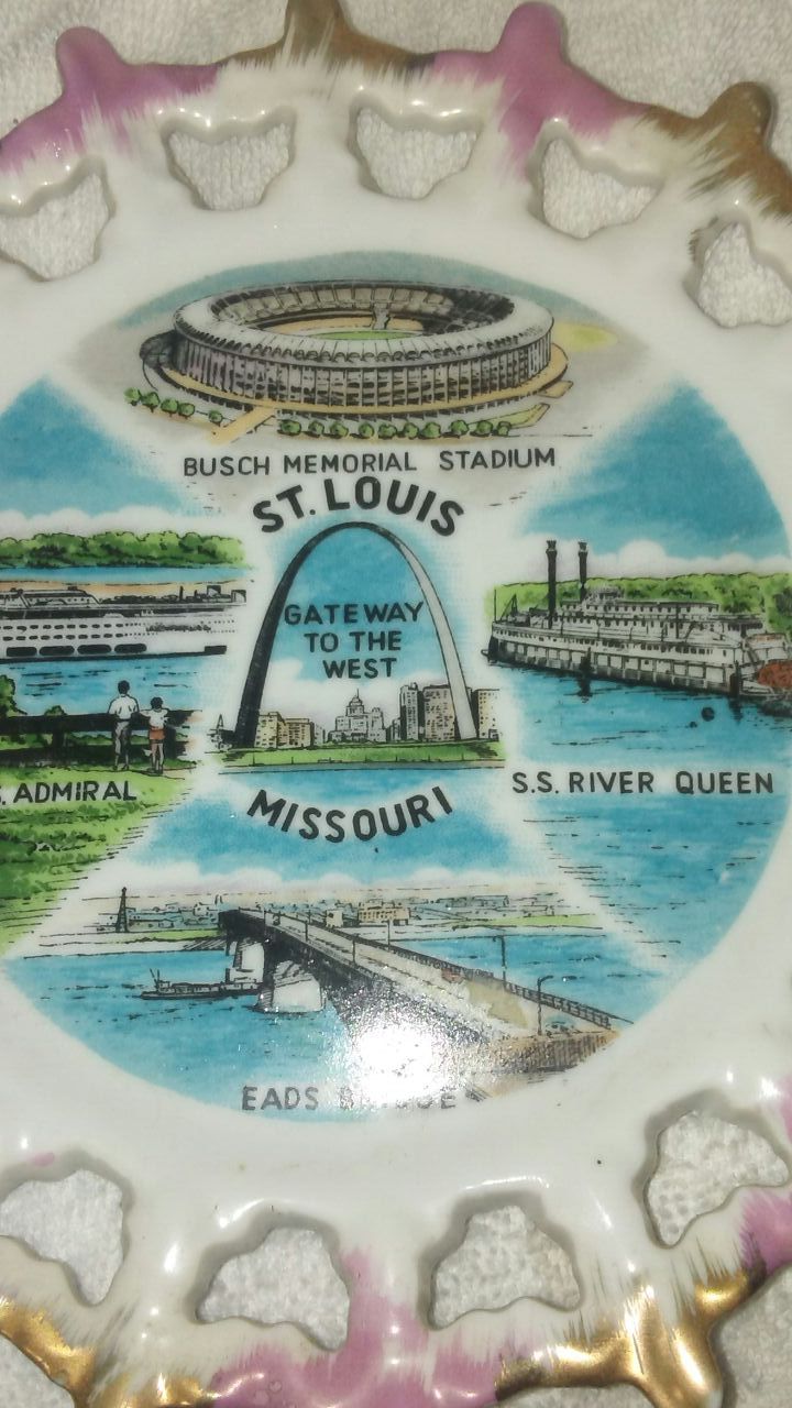 Antique collectors plate st louis