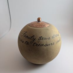 Tea light Candle Holder With Message