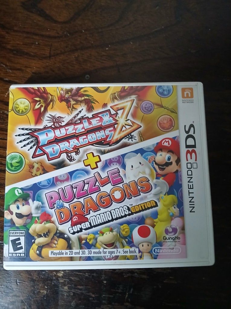 Puzzle & Dragons Z + Super Mario Bros. Edition
Nintendo 3DS