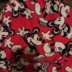 Tc Lularoe Leggings Plus Size Pink Mickey Mouse