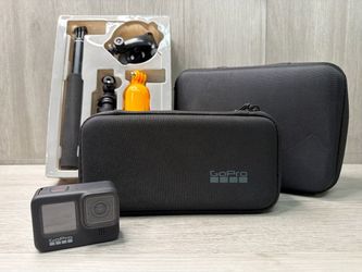 GoPro HERO9 Black Action Camera with Platinum Accessory Kit Bundle (A1D029865)