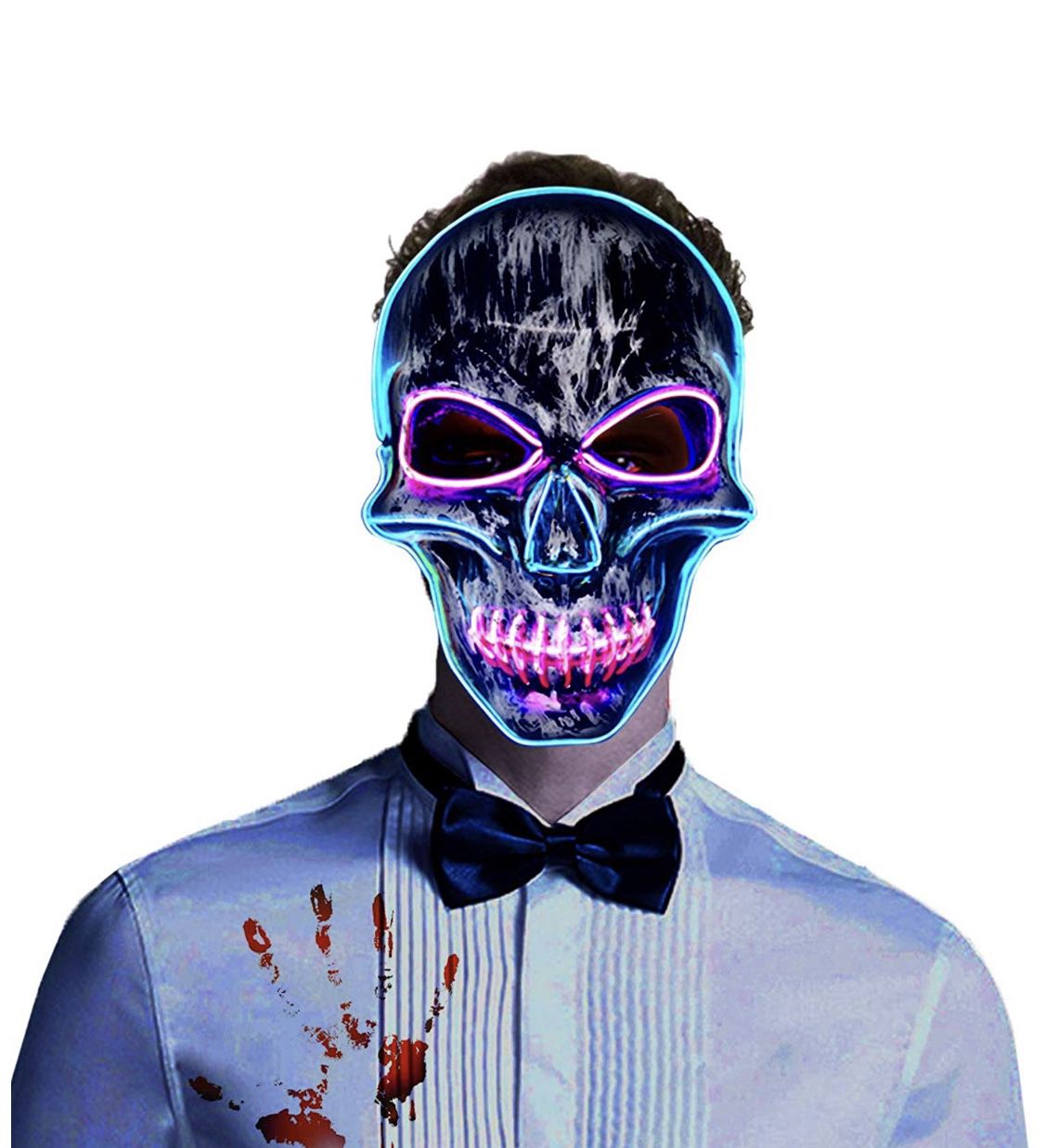Halloween LED Face Mask