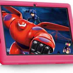 Kids Tablet 10 inch Tablet for Kids Android 12 Tablet 2GB 32GB Children Learning Tablet, Parent Controls, Kidoz Pre-Installed Bluetooth WiFi Tablet Ki