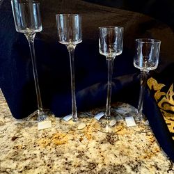 Glass Candelabras
