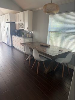 Dinner table wood