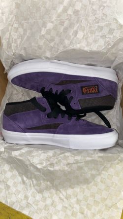Vans Half Cab Skate Shoes Purple Black