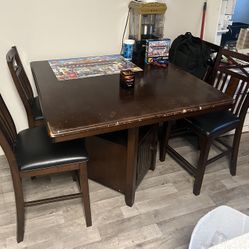 4 chair dining table 