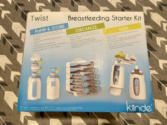Brand New Kiinde Breastfeeding Starter Kit With Extra Pouches