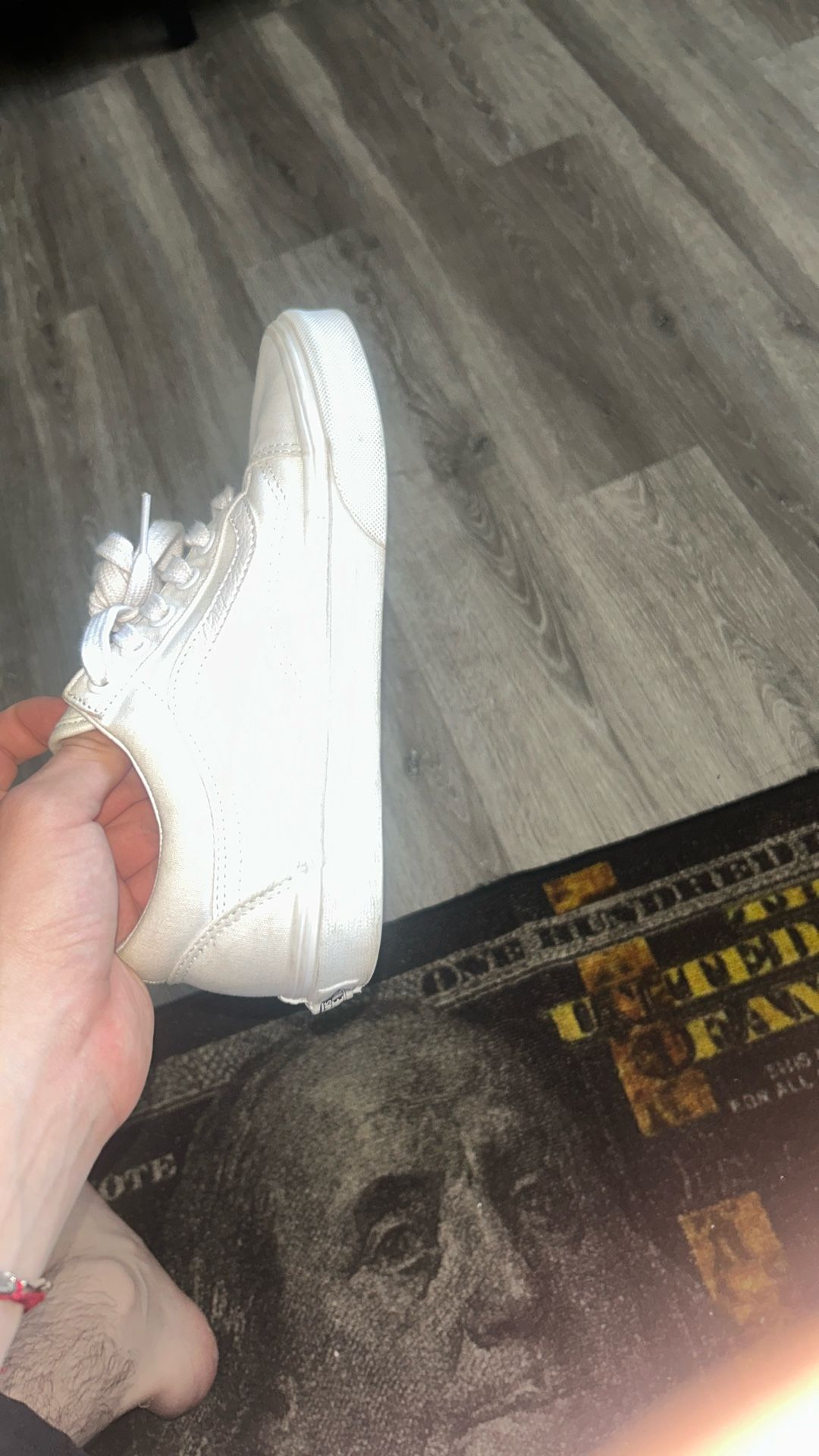 White Vans 5.0 Men 6.5 Women