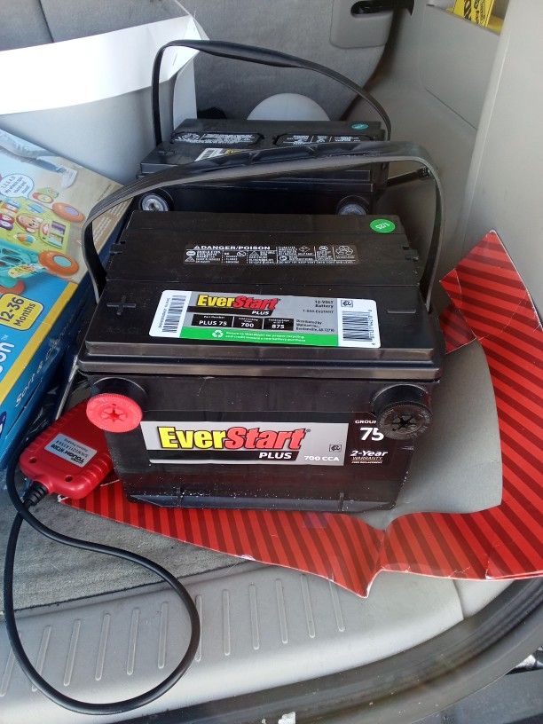 2 New Car Batteries