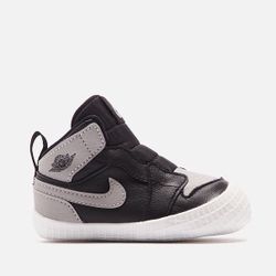 Jordan 1 Crib Bootie “Black And Medium Grey”