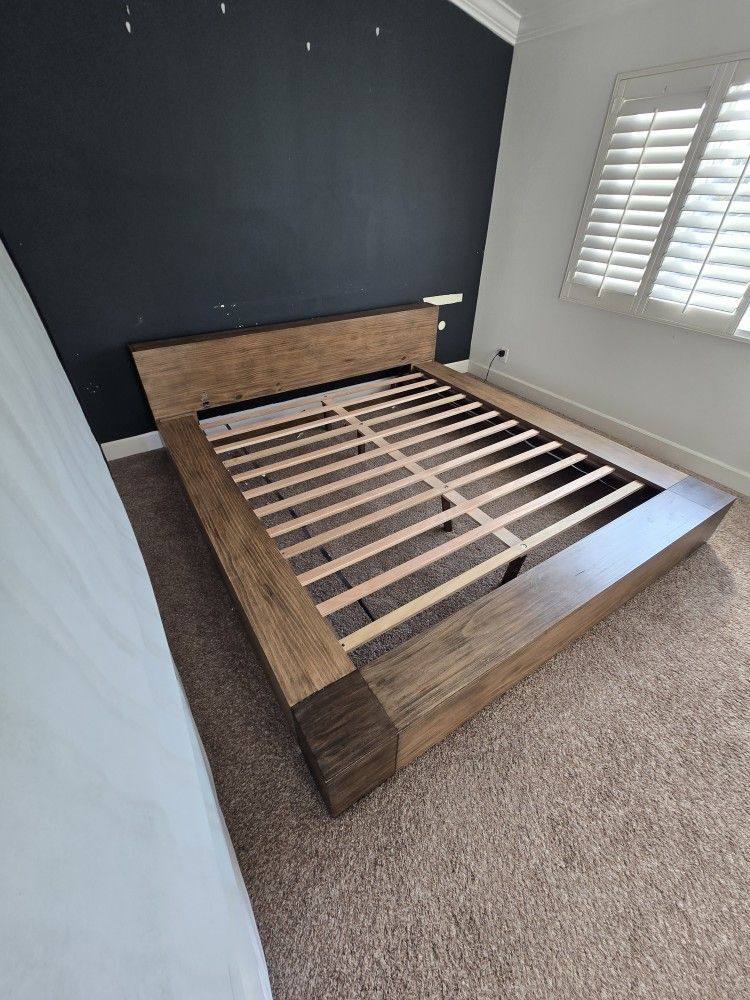 California King Bed Frame - Low Profile & Platform Bed