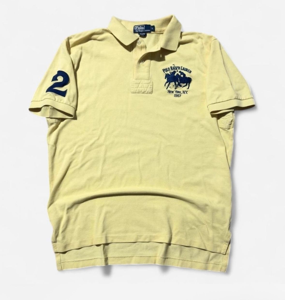 Polo Ralph Lauren Rugby Polo Shirt Mens L Double Big Pony New York, NY 1967 #2