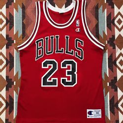 Vintage 90’s Champion Chicago Bulls Michael Jordan #23 Jersey Adult 40 Small