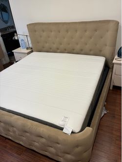KING MATTRESS AND BED FRAME