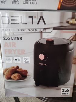 Delta 2.6 Liter Air Fryer Matte Rose Gold