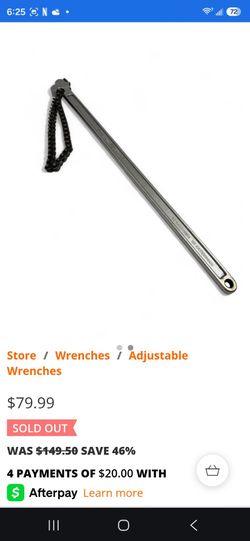 Bluepoint 24inch chain wrench