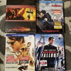 Mission Impossible 6 Movie Blu-Ray / DVD Series Set