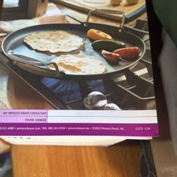 Comal De 13 Pulgadas Para Al Carbon Princess House Nuevo En Caja Precio 120
