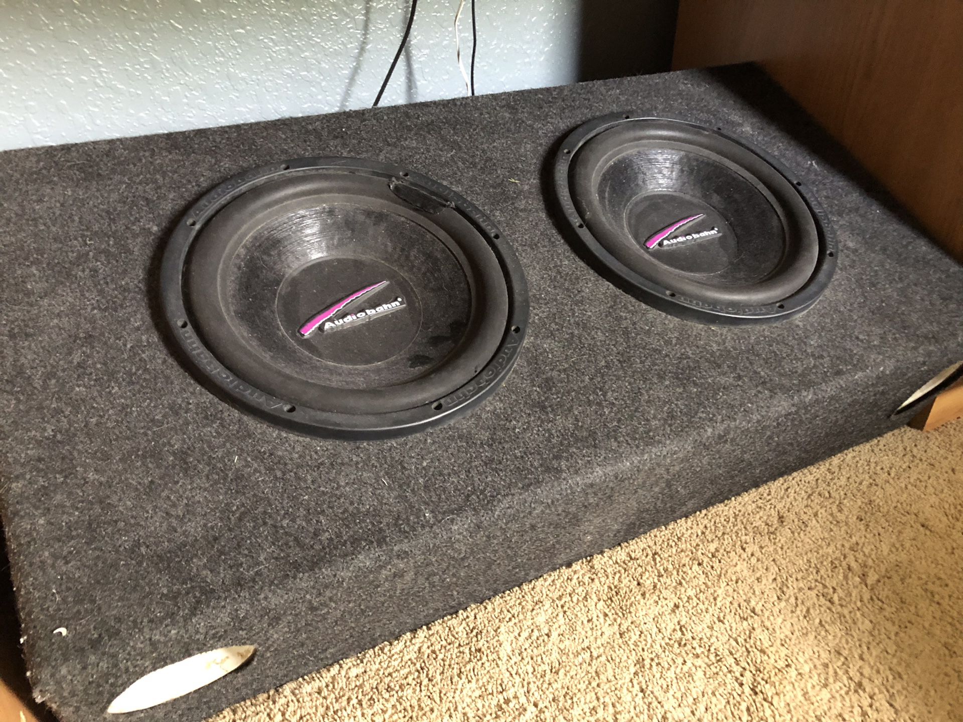 Audiobahn Speakers (12’s)