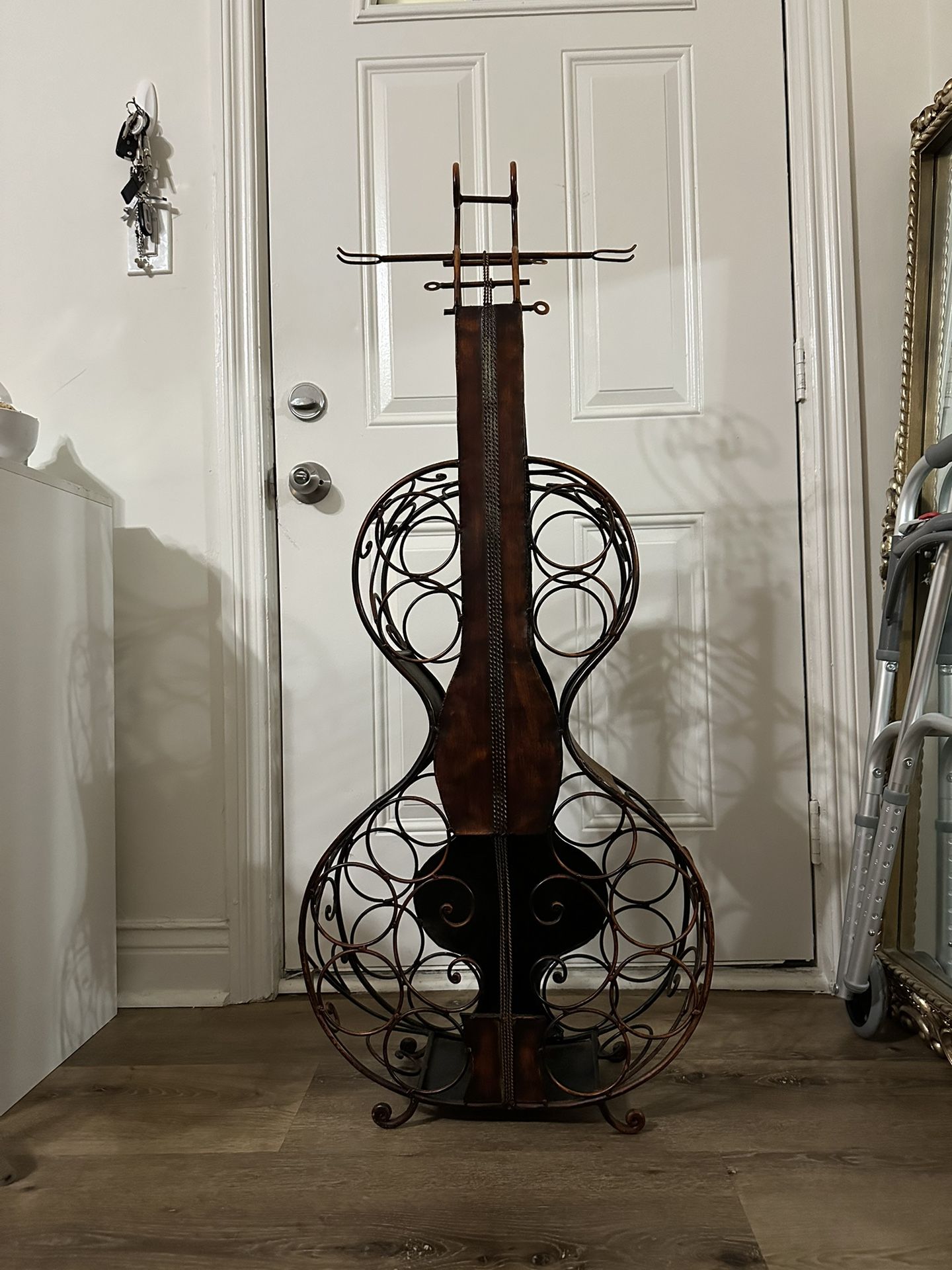 Wine Rack Cello shaped