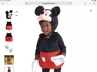 Disney Store Mickey Mouse Costume