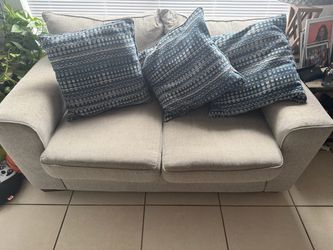 Grey Couch and futon