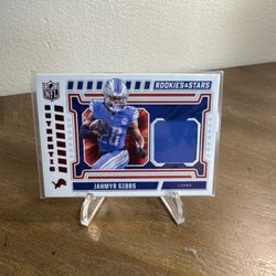 2024 Panini Rookies & Stars NFL Authentic Jahmyr Gibbs Patch