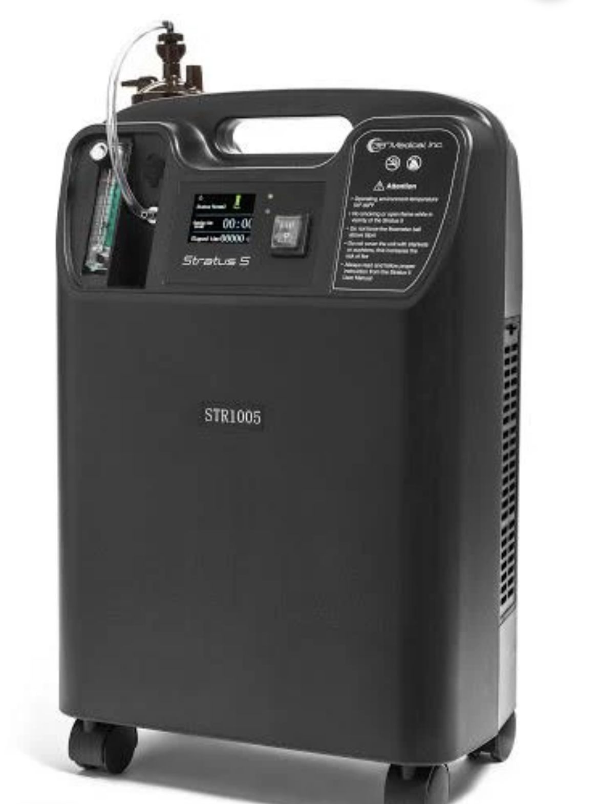 Stratus STR1005 Portable Plug In At Home Oxygen. On Wheels.