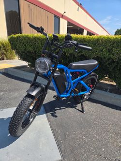 Brand New Bluvall Su8 Electric Bike, 1500Watts Electric Bike, 52V Electric Bike, 33MPH Electric Bike