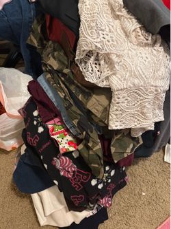Bags of clothes