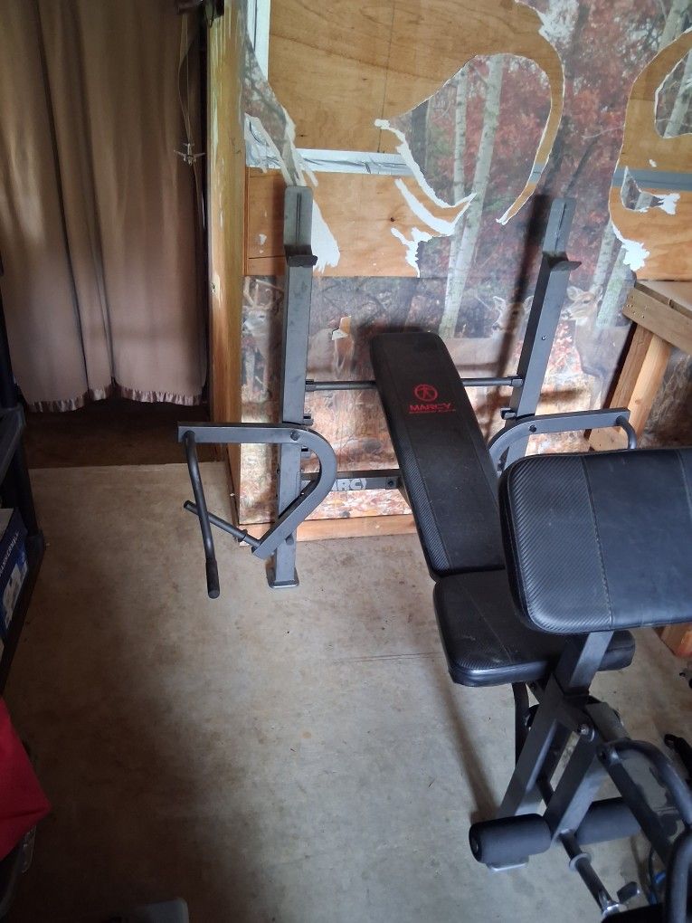 Marcy Diamond Elite Bench w/ Other Miscellaneous Items