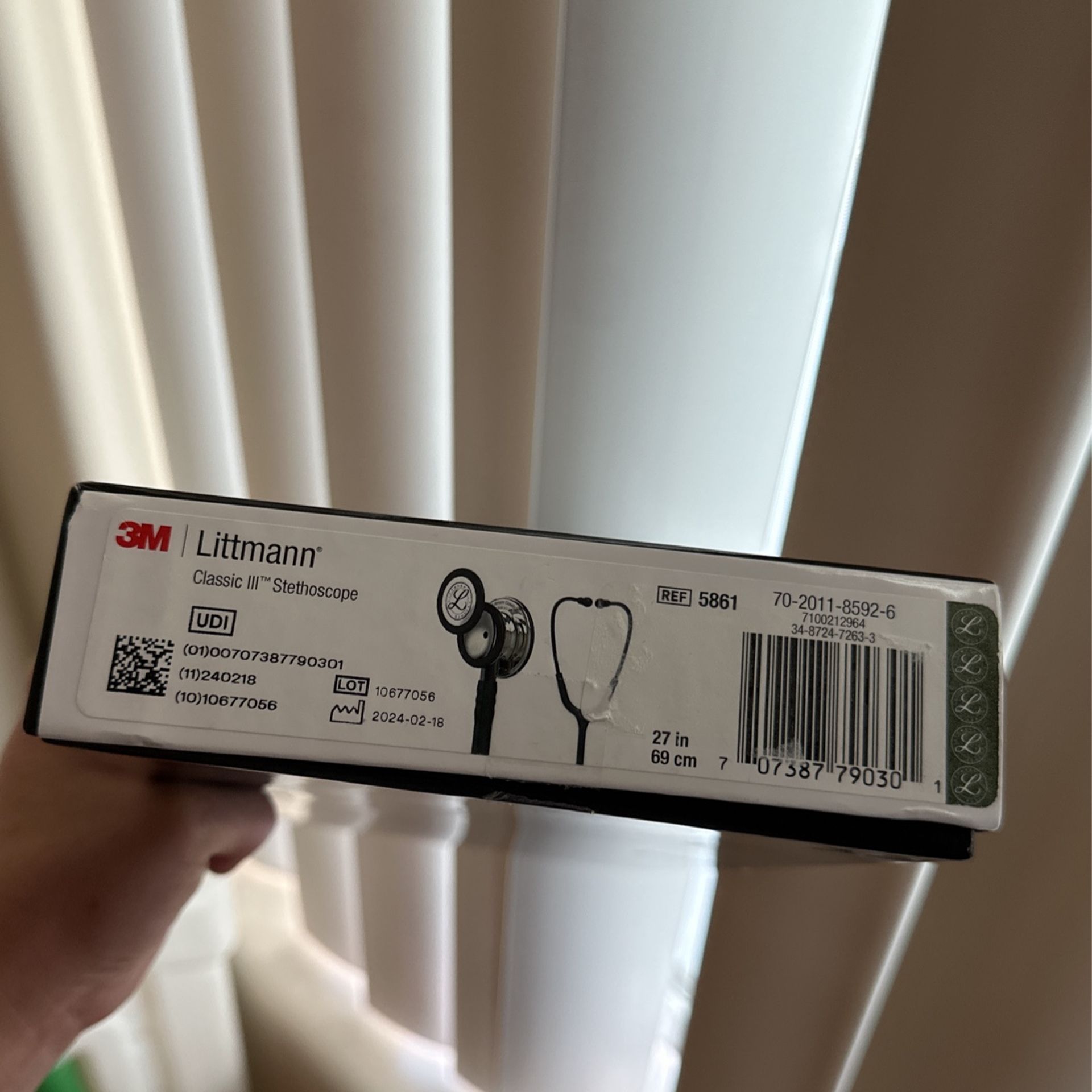 3M Littmann Classic III Monitoring Stethoscope, 5861