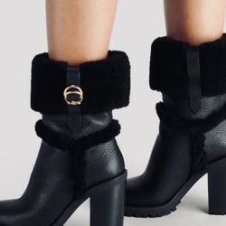 4 Sold Out Coach Black Harlie Booties
