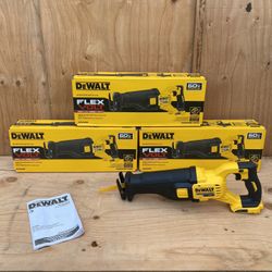 Dewalt Sawzall Flex Volt 60v Brushless Reciprocating Saw Model DCS389(Tool Only)