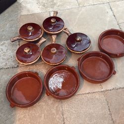 Spanish Terra Cotta Clay Pots 